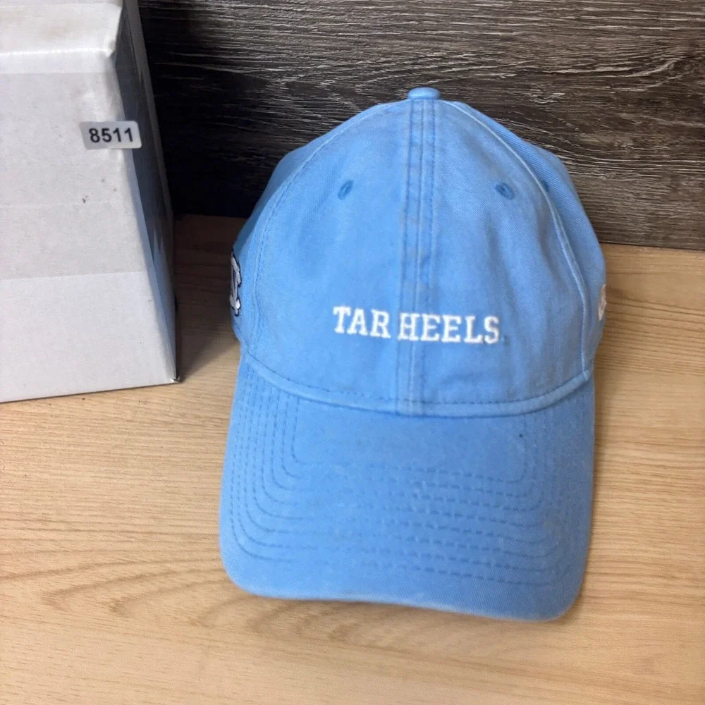 North Carolina Tar‎ Heels Hat Cap Strap Back Blue New Era Adjustable
